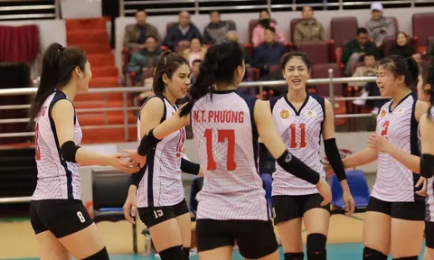 Binh chủng Thông tin giành thắng lợi ngày ra quân giải bóng chuyền VĐQG 2024