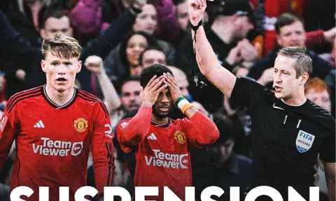 Thẻ đỏ trận tứ kết, tại sao Amad Diallo vẫn góp mặt ở trận bán kết FA Cup cùng MU?