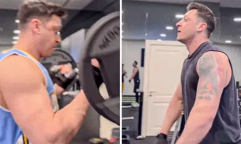 Sau giải nghệ, Mesut Ozil hóa ‘gym chúa’ khiến fan bất ngờ
