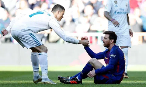 Sức hút khủng khiếp của Ronaldo và Messi trên MXH