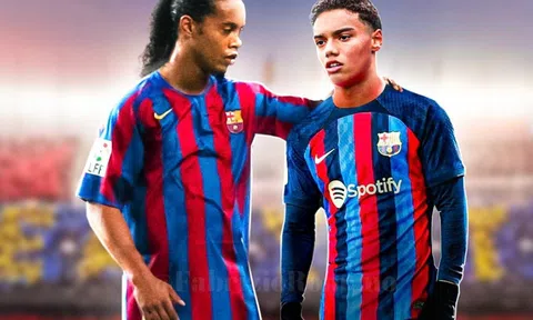 Xavi triệu tập con trai Ronaldinho lên đội một Barca