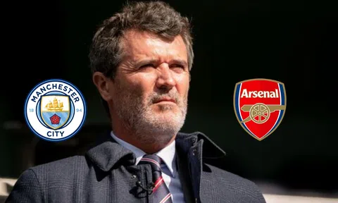 Roy Keane tự tin chỉ ra đội thắng giữa Man City và Arsenal