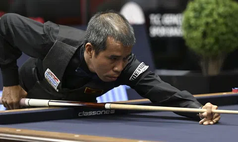 Trần Quyết Chiến sớm dừng bước giải carom vô địch châu Á 2024