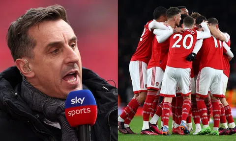 Gary Neville: "Arsenal giải quyết thành công 2 vấn đề trước Man City"