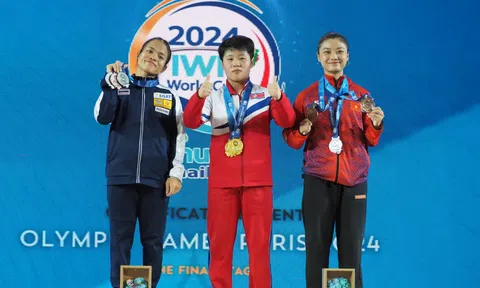 Cử tạ Việt Nam giành huy chương trong ngày mở màn World Cup 2024