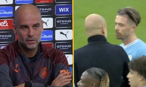 Pep lên tiếng giải thích sau khoảnh khắc căng thẳng với Jack Grealish