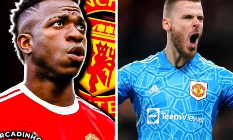 Chuyển nhượng MU 7/4: Ngã ngũ vụ Vinicius đến Old Trafford, De Gea tái xuất hoành tráng?