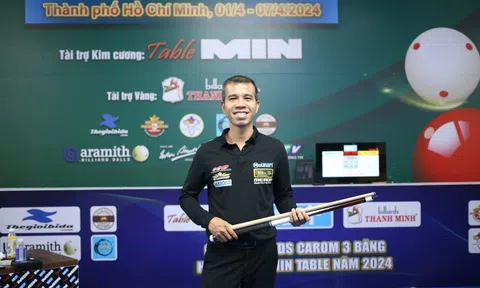 Áp đảo hoàn toàn, Trần Quyết Chiến vô địch giải đấu quy tụ dàn cao thủ carom 3 băng hàng đầu Việt Nam