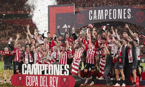 Athletic Bilbao vô địch cúp Nhà vua, chấm dứt 40 năm hạn hán danh hiệu