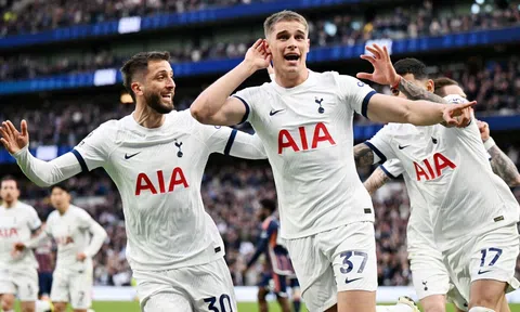 Tottenham vào top 4 Ngoại hạng Anh sau trận thắng Nottingham