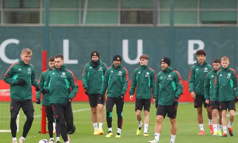 Buổi tập của Man Utd xuất hiện những cái tên lạ hoắc