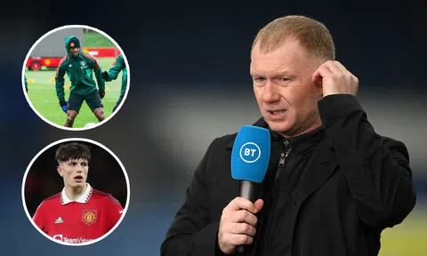 Paul Scholes chỉ trích Garnacho và Mainoo
