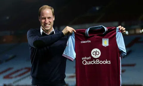 Ngã ngửa với lý do hoàng tử Anh hâm mộ Aston Villa
