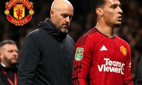 MU lên tiếng vụ Ten Hag mâu thuẫn Antony