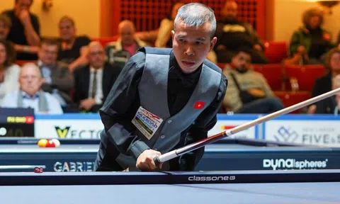 Trần Quyết Chiến bất ngờ dừng bước ở vòng loại World Cup carom 3 băng