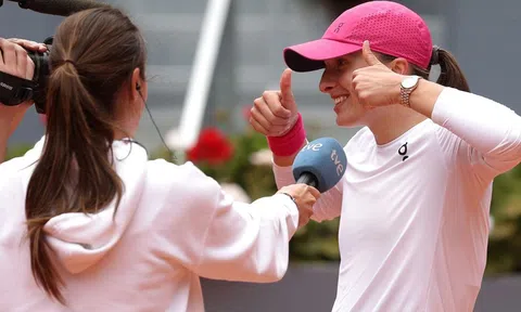 Lịch thi đấu tennis 2/5: Iga Swiatek đứng trước cơ hội vào chung kết Madrid Open 2024