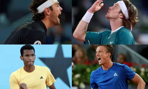 Lộ diện 4 tay vợt lọt bán kết Madrid Open 2024: Tên tuổi sạch bóng