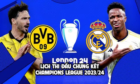 Borussia Dortmund vs Real Madrid: Chung kết cúp C1 đá khi nào?