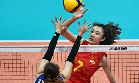 Wang Yuanyuan bật chế độ "Nữ hoàng block", bóng chuyền nữ Trung Quốc hạ đẹp Mĩ ở VNL 2024