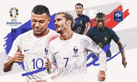 Đội hình Pháp mạnh nhất dự Euro 2024: Mbappe lĩnh xướng hàng công