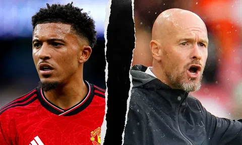 Jadon Sancho sắp hội ngộ HLV Ten Hag