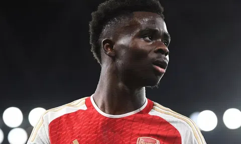 Tiết lộ lý do Saka vắng mặt trong trận “chung kết” Ngoại hạng Anh của Arsenal