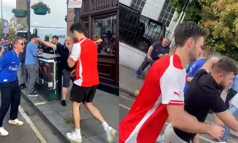 CĐV Arsenal nhận cái kết đắng khi 'lạc đường' trên phố