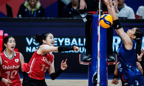 Bóng chuyền nữ Hàn Quốc thắng sốc Thái Lan, dứt chuỗi 30 trận thua ở VNL