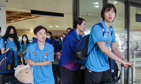 Đội tuyển bóng chuyền nữ Việt Nam đã có mặt tại Philippines