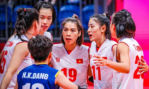 Bóng chuyền nữ Việt Nam thắng tưng bừng trận mở màn AVC Challenge Cup 2024