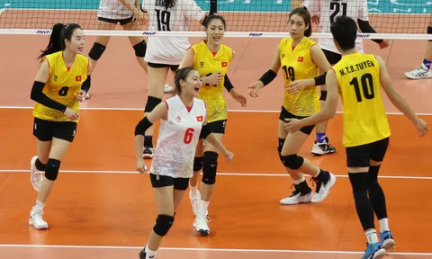 Bóng chuyền nữ Việt Nam tăng hạng sau thắng lợi ở AVC Challenge Cup 2024