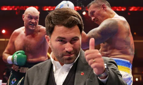 Ông bầu Eddie Hearn: 'Tôi không nghĩ Fury khiến Usyk phải nhập viện'