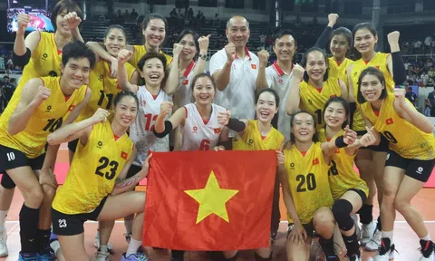 Bóng chuyền nữ Việt Nam nhận 'thưởng nóng' hậu vô địch AVC Challenge Cup 2024