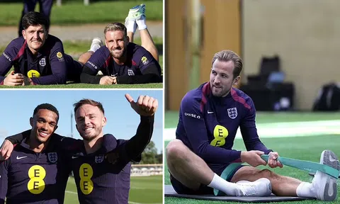 ĐT Anh chính thức đạp cỏ, sẵn sàng hành trình giành cúp Euro 2024