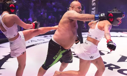 Romania: Cuộc đấu MMA kỳ lạ giữa một người đàn ông và hai phụ nữ