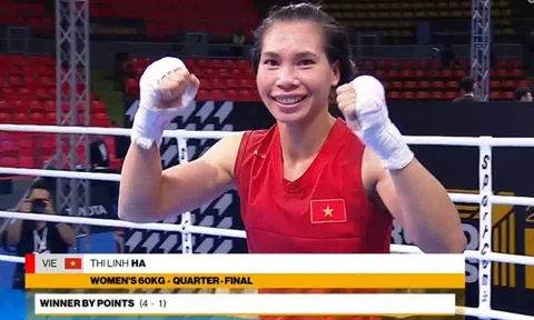 Võ sĩ Hà Thị Linh cách tấm vé Olympic đúng một trận thắng