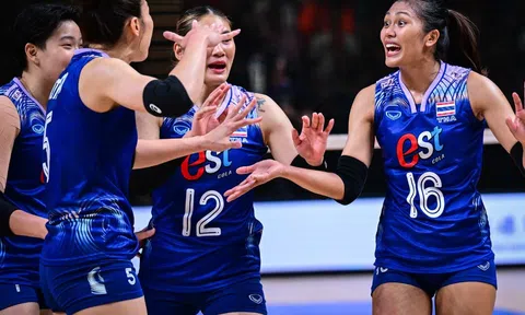 Bóng chuyền nữ Thái Lan thua trắng đội số 1 thế giới ở VNL 2024