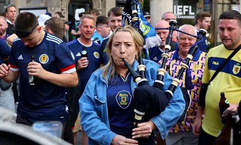 NHM Scotland mở hội trước trận ra quân tại Euro 2024