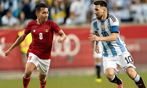 Thắng Iraq, U23 Indonesia sẽ đối đầu Messi ở Olympic 2024