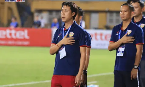 HLV Hà Tĩnh phấn khích sau khi lội ngược dòng thắng khó tin