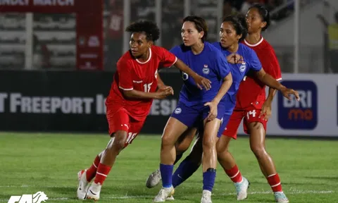 VIDEO: ĐT nữ Indonesia thị uy sức mạnh, thắng đậm Singapore 5-1