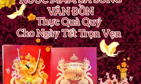 Nước mắm sá sùng Vân Đồn OCOP hối hả vào vụ Tết