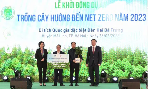 Chính thức khởi động Dự án trồng cây hướng đến Net Zero Carbon tại Hà Nội