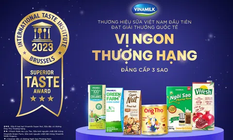 Không chỉ có sao từ Michelin, lần đầu tiên  các sản phẩm sữa Việt Nam nhận được 3 sao cho vị ngon