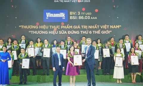 Dẫn đầu về tính bền vững, thương hiệu Vinamilk  tiếp tục thăng hạng với giá trị chạm mốc 3 tỷ USD