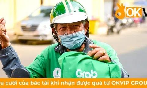 OKVIP GROUP tổ chức tặng quà cho các bác tài Grab