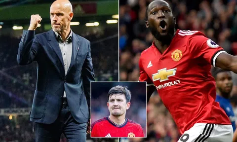 Tin chuyển nhượng MU 18/8: Lukaku trên đường tái hợp Man United; HLV Ten Hag chốt tương lai Maguire