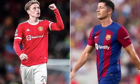 Tin bóng đá quốc tế 25/8: Man Utd tái kích hoạt thương vụ De Jong; Lewandowski rời Barca tới Ả Rập?