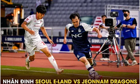 Nhận định bóng đá Seoul E-Land vs Jeonnam Dragons - Vòng 29 K.League 2: Văn Toàn gây bất ngờ?