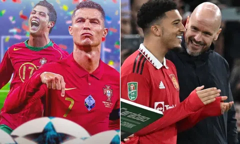 Tin bóng đá quốc tế 13/9: Ronaldo tiến sát kỷ lục thế giới mới; Sancho làm lành với HLV Ten Hag?